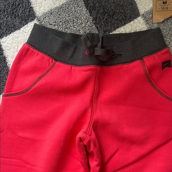 Nike Kids Pink  Joggers with Charcoal Waistband - Picture 2 of 6